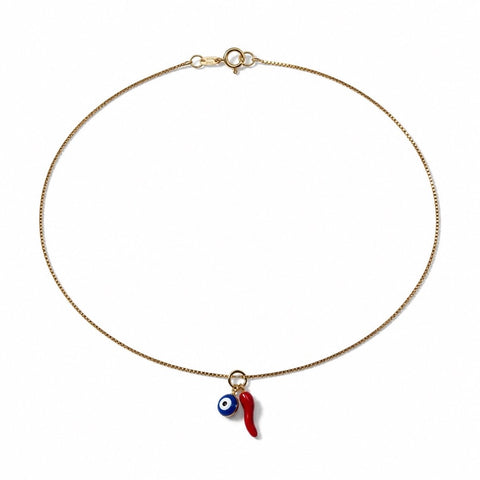 CHILI EYE NECKLACE - Gemstones&Co