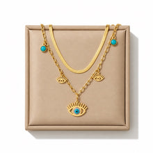 Load image into Gallery viewer, CALI GIRL LAYERED NECKLACE - Gemstones&amp;Co
