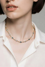 Load image into Gallery viewer, PEARLY EYED CHAINED NECKLACE - Gemstones&amp;Co
