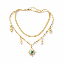 Load image into Gallery viewer, CALI GIRL LAYERED NECKLACE - Gemstones&amp;Co