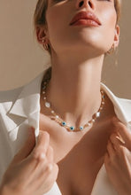 Load image into Gallery viewer, PEARLY EYE NECKLACE - Gemstones&amp;Co