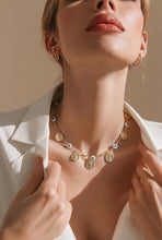 Load image into Gallery viewer, CHARMED EYE NECKLACE - Gemstones&amp;Co