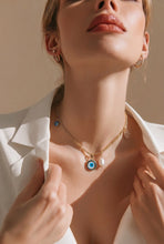 Load image into Gallery viewer, PEALRY EYE NECKLACE - Gemstones&amp;Co