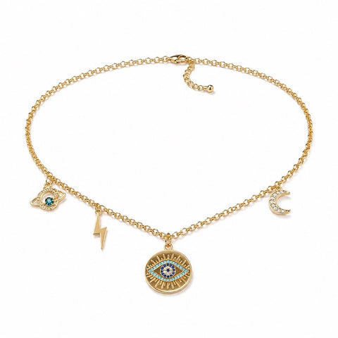 WORLDS EYE NECKLACE - Gemstones&Co