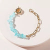 GIGI PAPER CLIP BRACELET - Gemstones&Co