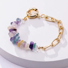 Load image into Gallery viewer, GIGI PAPER CLIP BRACELET - Gemstones&amp;Co