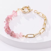 Load image into Gallery viewer, GIGI PAPER CLIP BRACELET - Gemstones&amp;Co