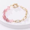 GIGI PAPER CLIP BRACELET - Gemstones&Co