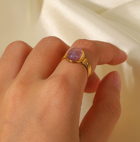 MANIFEST ADJUSTABLE RING - Gemstones&Co