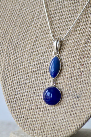 Blue Ocean Necklace - Gemstones&Co