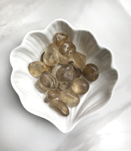 Smokey Quartz Tumbled Stones - Gemstones&Co