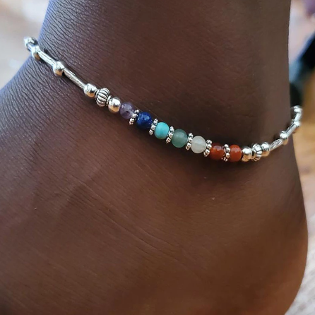 7 CHAKRA ANKLET